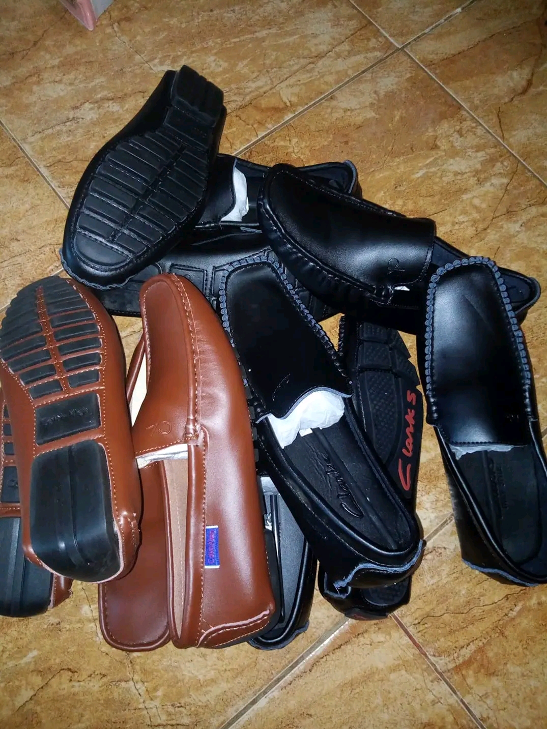Finished leather products